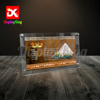 Display King - Acrylic photo frame for Lego Great Pyramid of Giza 21058
