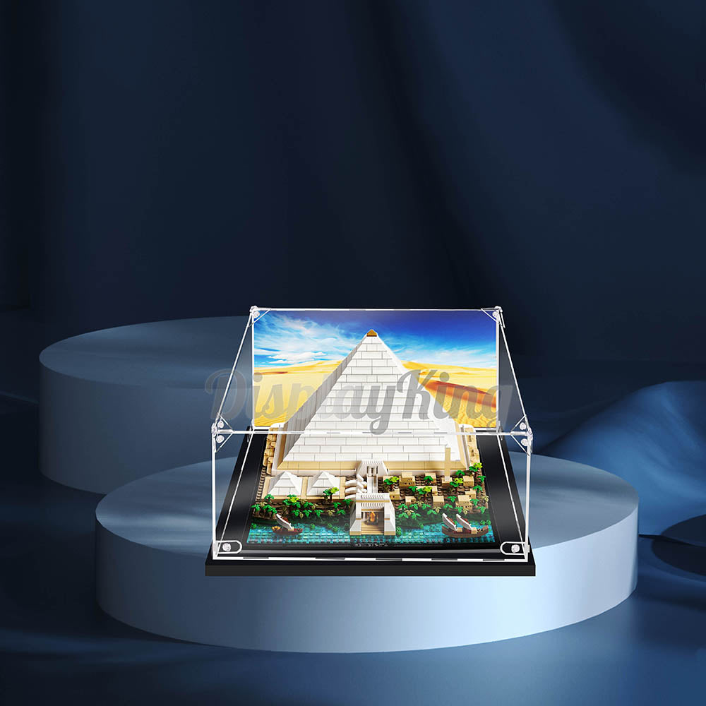Display King - Acrylic display case with screw for LEGO® Great Pyramid ...