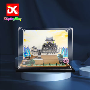 Display King - Acrylic display case with screw for LEGO® Himeji Castle 21060