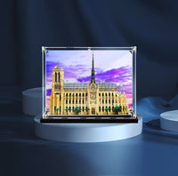 Display King - Acrylic display case with screw for LEGO® Notre-Dame de Paris 21061
