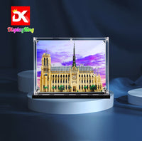 Display King - Acrylic display case with screw for LEGO® Notre-Dame de Paris 21061
