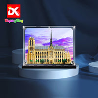 Display King - Acrylic display case with screw for LEGO® Notre-Dame de Paris 21061