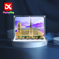 Display King - Acrylic display case with screw for LEGO® Notre-Dame de Paris 21061