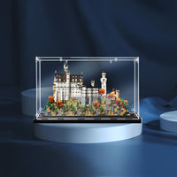 Display King -Acrylic display case with screw for LEGO® Neuschwanstein Castle 21063