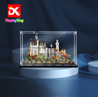Display King -Acrylic display case with screw for LEGO® Neuschwanstein Castle 21063
