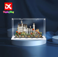 Display King -Acrylic display case with screw for LEGO® Neuschwanstein Castle 21063
