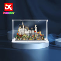 Display King -Acrylic display case with screw for LEGO® Neuschwanstein Castle 21063