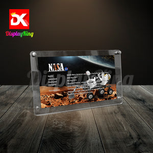 Display King - Acrylic photo frame for Lego NASA Mars Science Laboratory Curiosity Rover 21104