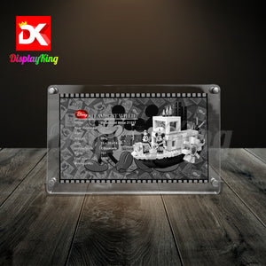 Display King - Acrylic photo frame for Lego Steamboat Willie 21317