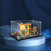 Display King -Acrylic display case with screw for LEGO® 123 Sesame Street 21324
