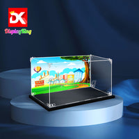 Display King -Acrylic display case with screw for LEGO® 123 Sesame Street 21324
