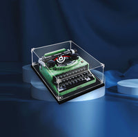 Display King - Acrylic  display case with screw for LEGO® Ideas Typewriter 21327
