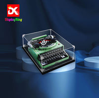 Display King - Acrylic  display case with screw for LEGO® Ideas Typewriter 21327
