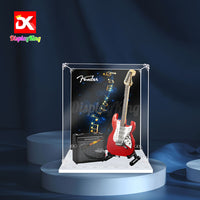 Display King -Acrylic display case with screw for LEGO® Fender Stratocaster 21329
