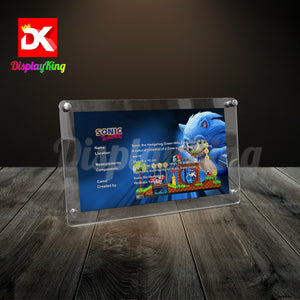 Display King - Acrylic photo frame for Lego Sonic the Hedgehog - Green Hill Zone 21331