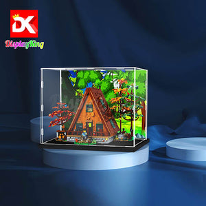 Display King - Acrylic  display case  for LEGO®A-Frame Cabin 21338