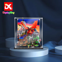 Display King -Acrylic display case with screw for LEGO® Dungeons & Dragons: Red Dragon's Tale 21348
