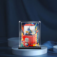 Display King -Acrylic display case with screw for LEGO® Minifigure Vending Machine 21358
