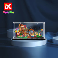 Display King -Acrylic display case with screw for LEGO® Willy Wonka & the Chocolate Factory 21360