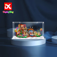 Display King -Acrylic display case with screw for LEGO® Willy Wonka & the Chocolate Factory 21360