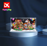 Display King -Acrylic display case with screw for LEGO® Willy Wonka & the Chocolate Factory 21360
