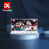 Display King -Acrylic display case with screw for LEGO® Willy Wonka & the Chocolate Factory 21360
