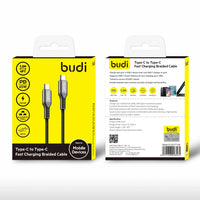 sky Budi DC253TT12B 1.2m 65W Type-C to C Cable

