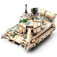 SEMBO 203111 Type 15 Light Tank with 323 Pieces
