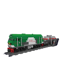 MOULD KING 12026 HXN 3 Diesel Locomotive With Motor with 1090 Pieces
