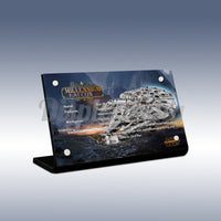 Display King - Acrylic display plaque for Lego Millennium Falcon 75105
