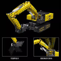 Mould King 15061 Engineering Series Mechanical Excavator Digger Dynamic Version
