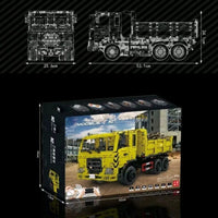 Mould King 17012 Remote Control Three Way Dumper Truck Vehicle Building Toy Set