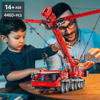 Mould King 17013 Mobile Cranes Building Blocks 4460 Pieces with Motor/APP Remote
