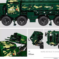 Mould King 20008 CJ-10 Military Cruise Missile Truck Building Mechanical Remote