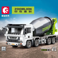 SEMBO 705116 Zoomlion Truck Mixer with 368 Pieces
