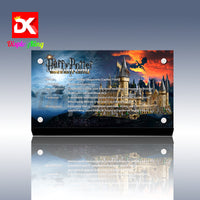 Display King - Acrylic display plaque for Lego Hogwarts Castle 71043
