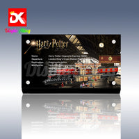 Display King - Acrylic display plaque for Lego Harry Potter Hogwarts Express 76405
