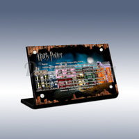 Display King - Acrylic display plaque for Lego Diagon Alley 75978
