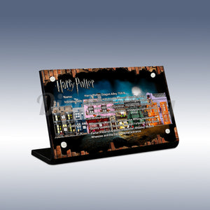 Display King - Acrylic display plaque for Lego Diagon Alley 75978