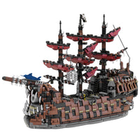 MOC Factory 165091 Pirate Ship The Ruined King with 5854 Pieces
