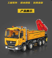 MOULD KING 17050 Actros Self-Loading Crane With Motor with 4012 Pieces
