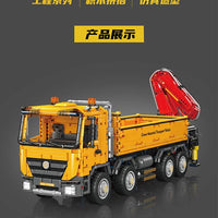 MOULD KING 17050 Actros Self-Loading Crane With Motor with 4012 Pieces