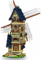 Mould King 10060 Streetview Medieval Windmill Building Technology Clamp Block
