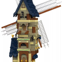 Mould King 10060 Streetview Medieval Windmill Building Technology Clamp Block