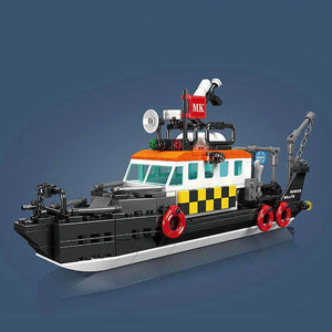 MOULD KING 10081 British Multi-Functional Rescue Boat with 364 Pieces