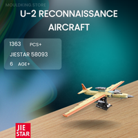 JIESTAR 58093 U-2 Reconnaissance Aircraft with 1363 Pieces
