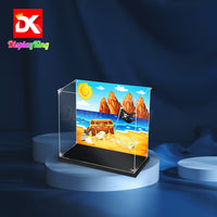 Display King - Acrylic display case with screw for LEGO® Pirate Ship 31109
