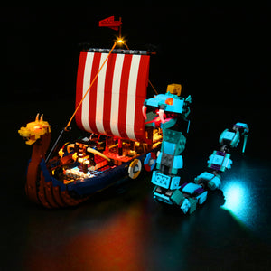 Brick Shine  GC Light Kit for LEGO® Viking Ship and the Midgard Serpent 31132
