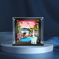 Display King -Acrylic display case with screw for LEGO® Japanese Cherry Blossom Landscape 31218
