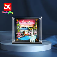 Display King -Acrylic display case with screw for LEGO® Japanese Cherry Blossom Landscape 31218
